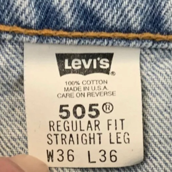 Levi’s 505 1990s Vintage 90s deadstock - Picture 4 of 5
